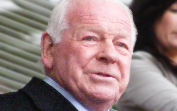 Dave Whelan watching Wigan Athletic v Hull City, 10 May 2010 Dave Whelan