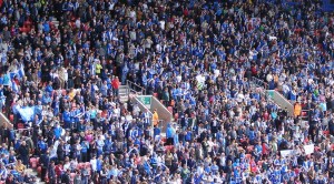 South Stand Wigan fans