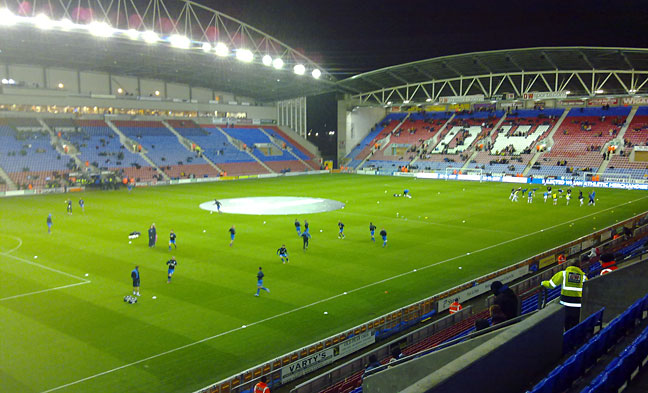 Wigan v Bradford warmup