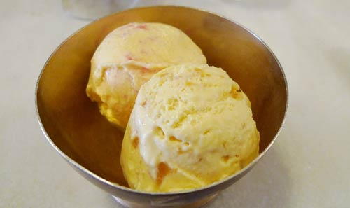Ice cream in bowl