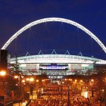 Wembley Stadium evening