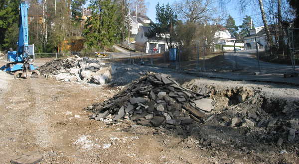 Let this image of a demolished building represent Wigan by the final whistle.