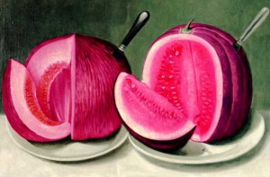Pink melons