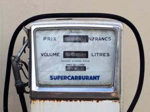 Classic petrol pump