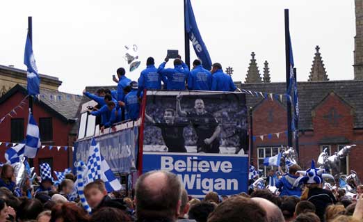 Wigan Athletic FA Cup parade