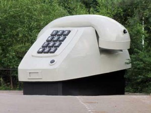 Literal telephone box