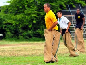 Easter sack hop