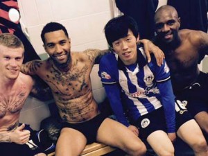 Jermaine Pennant dressing room