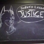 Batman chalkboard