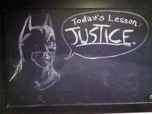 Batman chalkboard