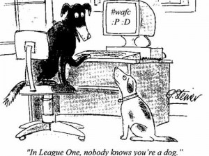 In Leaugue One, nobody knows you're a dog