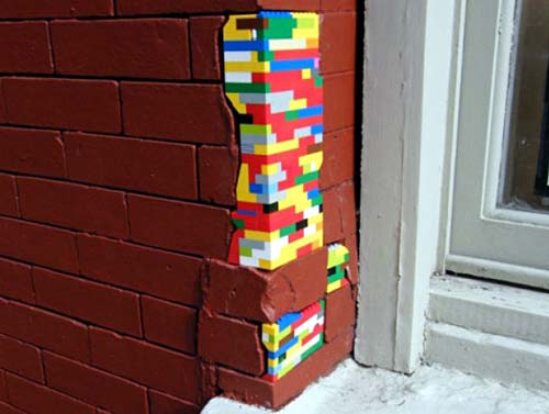 Lego wall repair