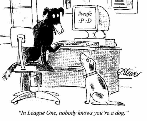 In Leaugue One, nobody knows you're a dog