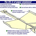 Extreme paper aeroplane